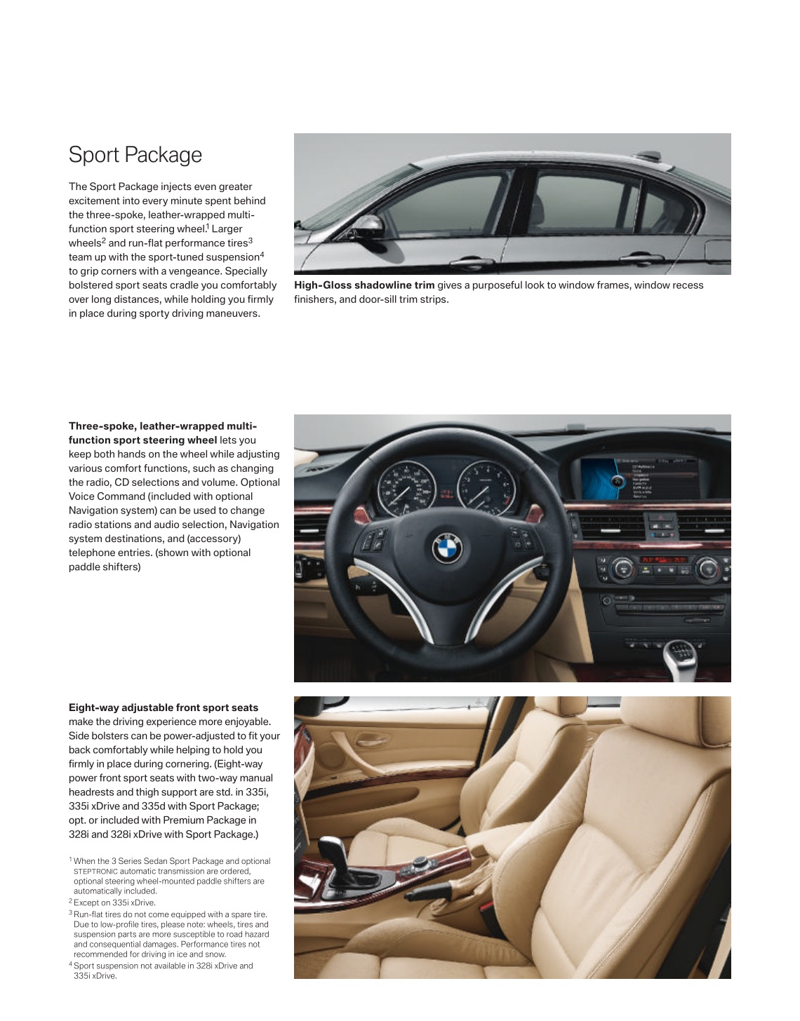 2009 BMW 3-Series Sedan Brochure Page 3